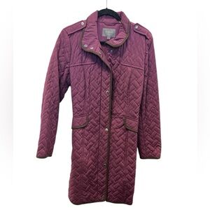 Cole Haan Women's Quilted Puffer Coat - Plum